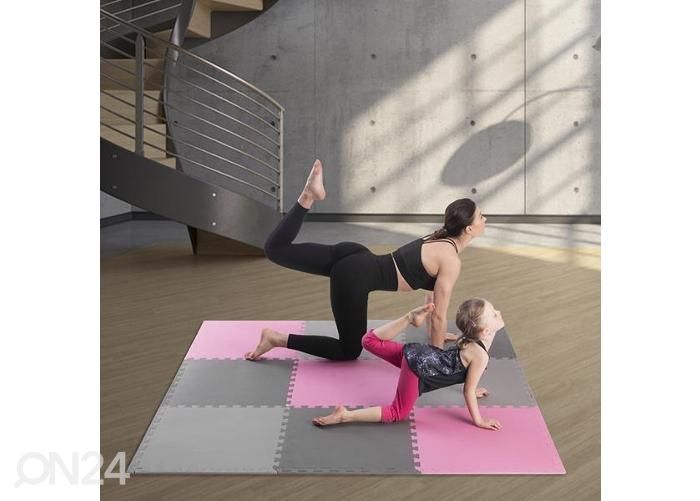 Kuntolaitteen suojamatto One Fitness MP10 60x60x1 cm 9 kpl kuvasuurennos