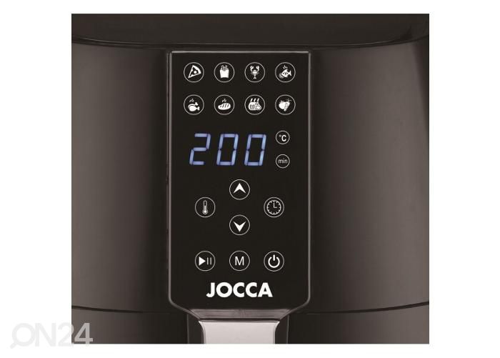 Kuumailmakeitin Jocca 3,8 L, musta kuvasuurennos