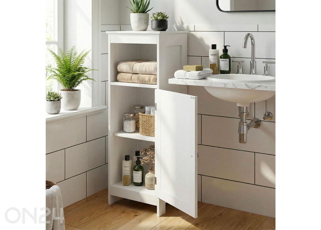 Kylpyhuoneen kaappi 30 cm, valkoinen kuvasuurennos