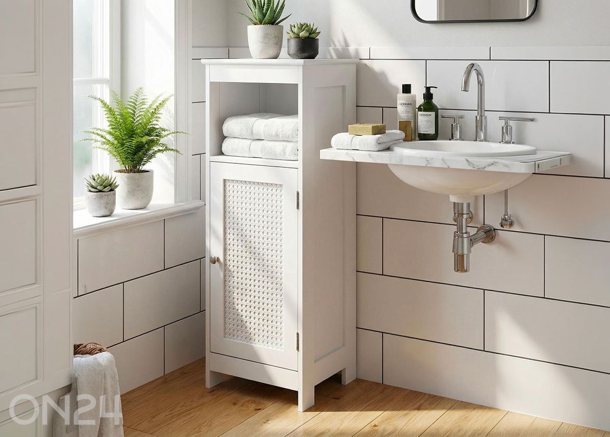 Kylpyhuoneen kaappi 30 cm, valkoinen kuvasuurennos