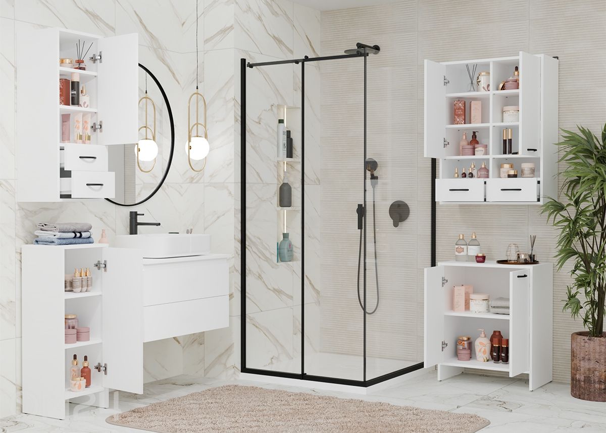 Kylpyhuoneen kaappi Nina kuvasuurennos