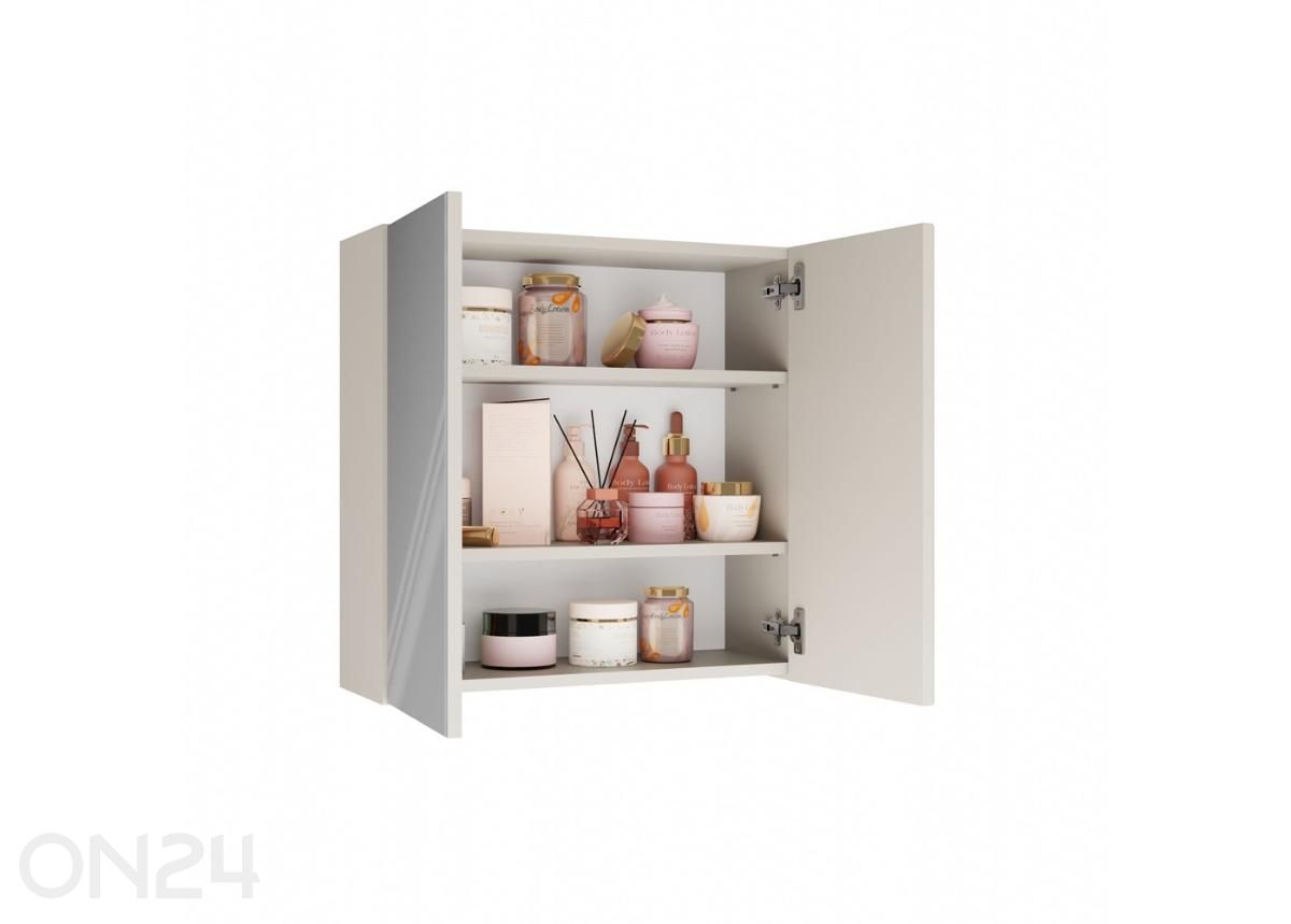 Kylpyhuoneen kaappi peilillä kuvasuurennos