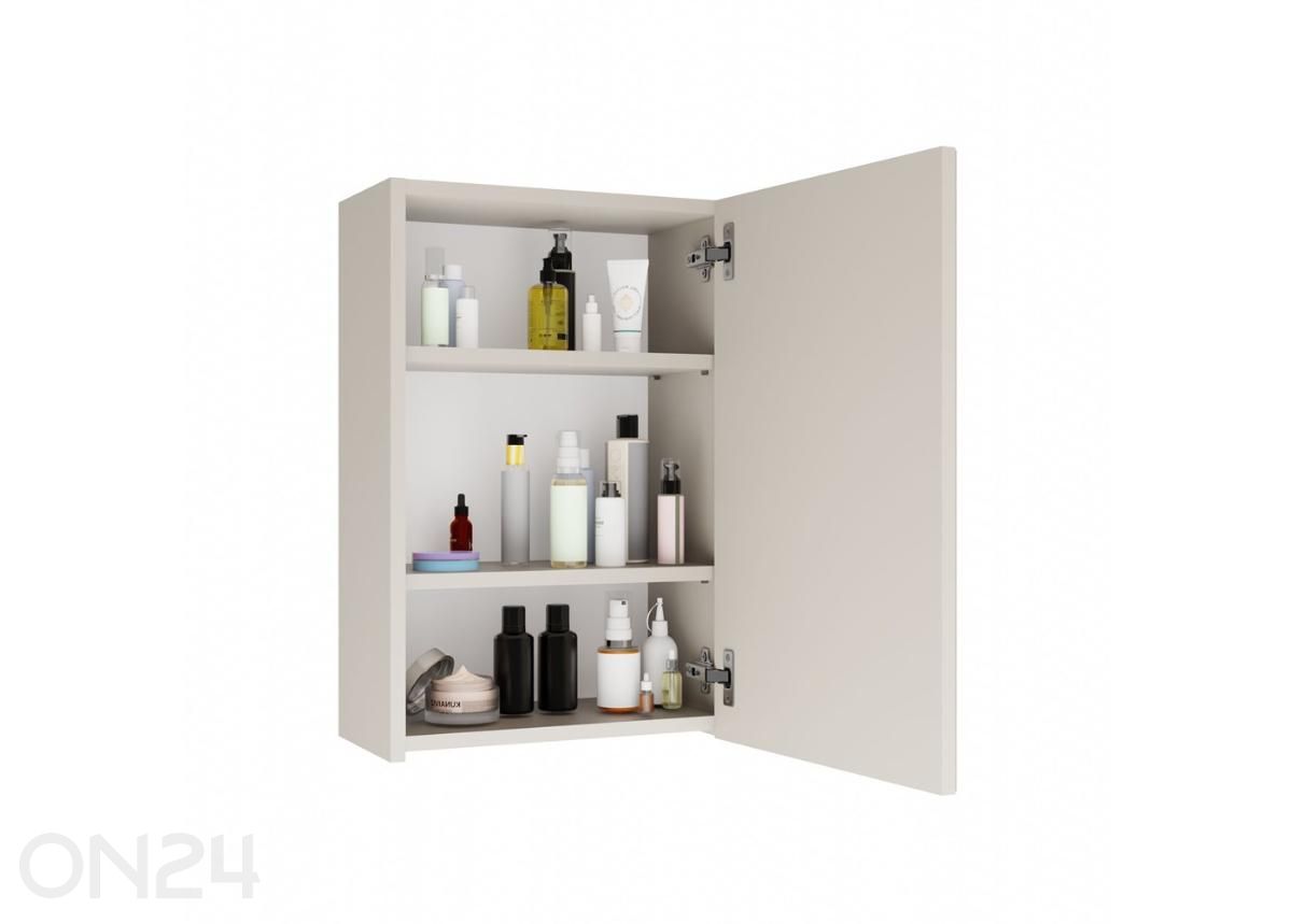 Kylpyhuoneen kaappi peilillä kuvasuurennos