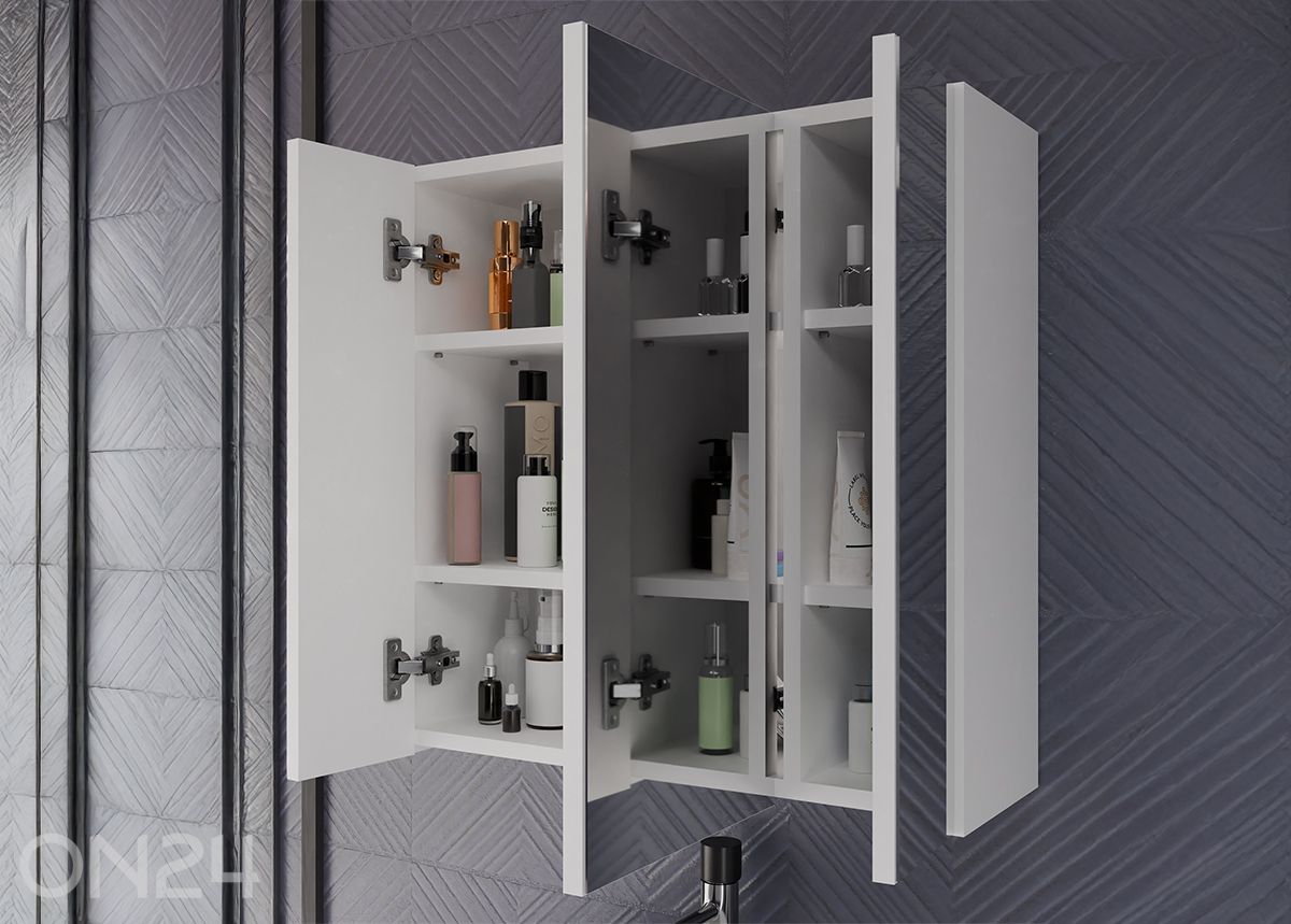 Kylpyhuoneen kaappi peilillä Pola kuvasuurennos