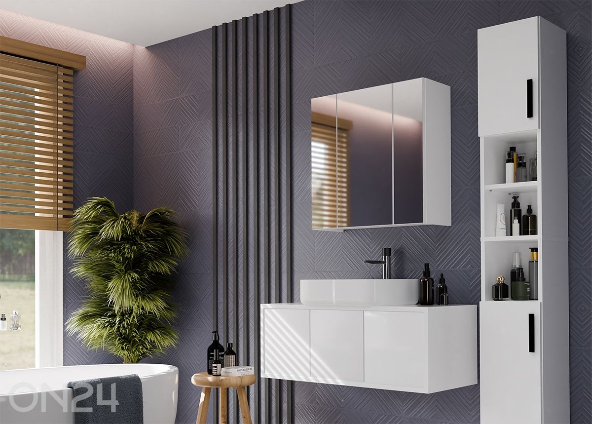 Kylpyhuoneen kaappi peilillä Pola kuvasuurennos