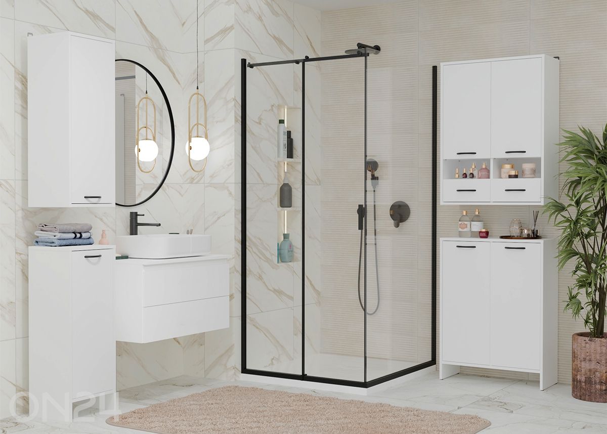 Kylpyhuoneen kaappi seinälle Nina kuvasuurennos