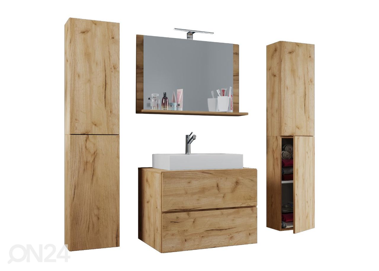 Kylpyhuoneen kalusteet Lendas M 80 cm kaapeilla kuvasuurennos
