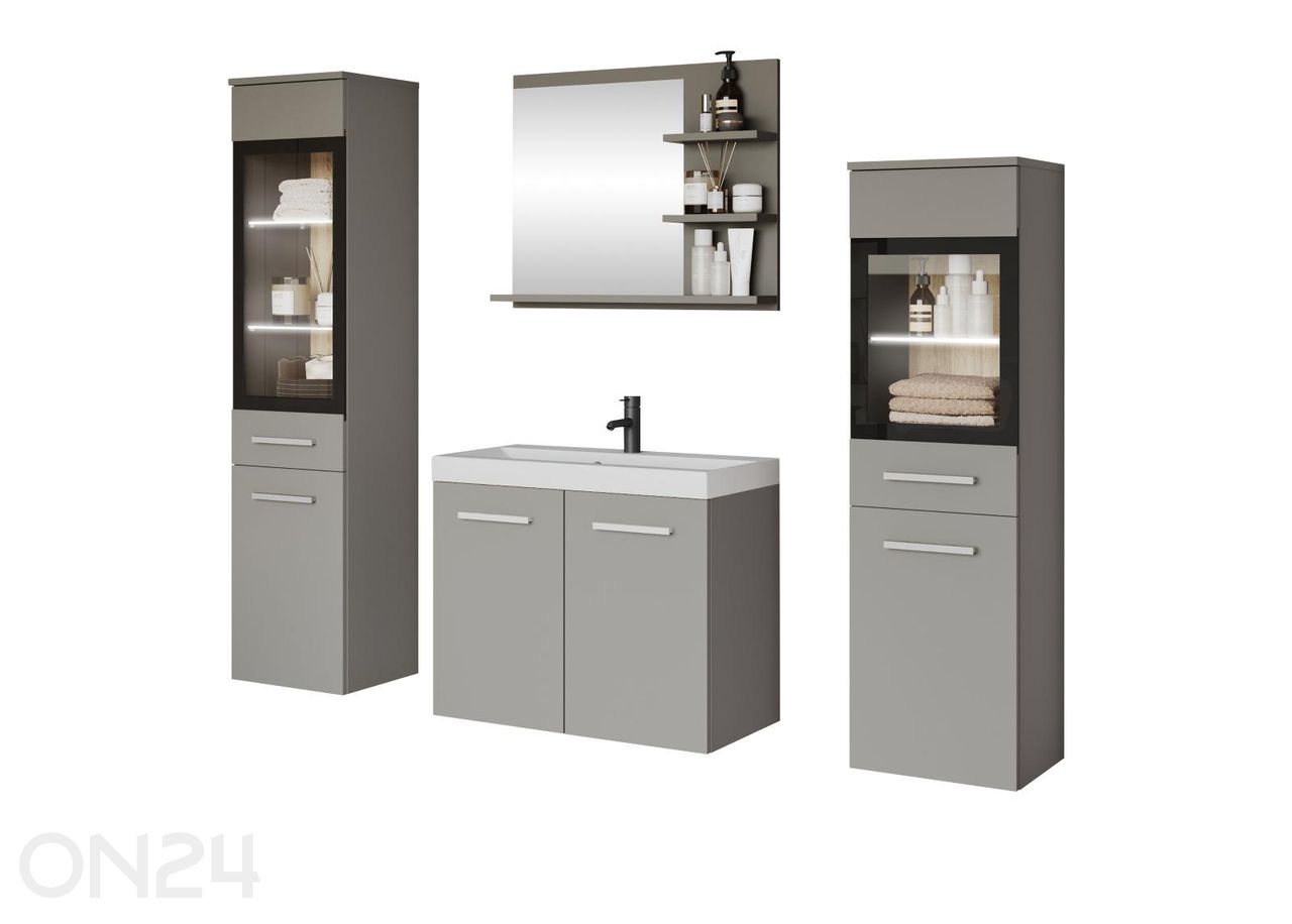 Kylpyhuoneen kokonaisuus Madrit I + LED kuvasuurennos