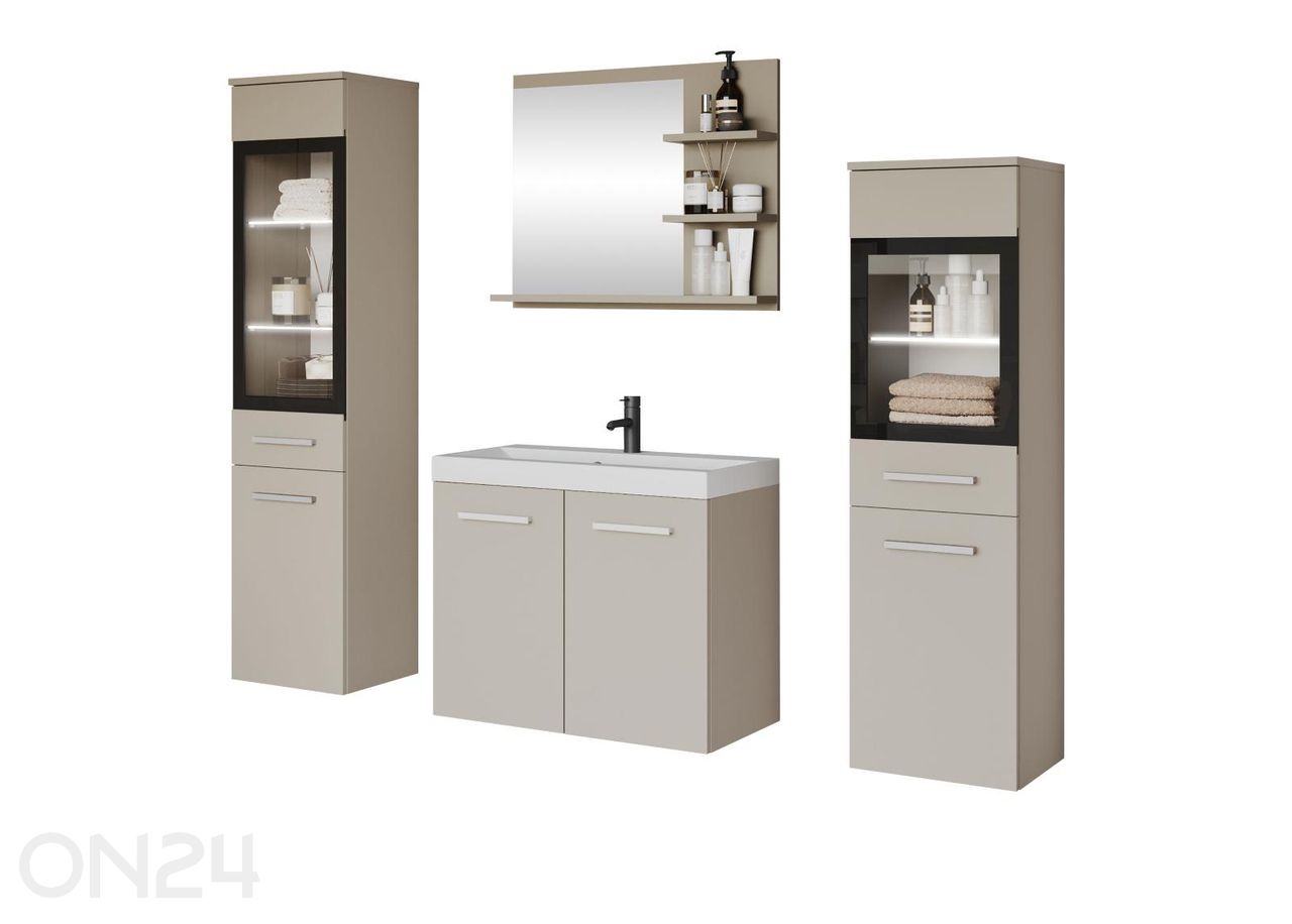 Kylpyhuoneen kokonaisuus Madrit I + LED kuvasuurennos