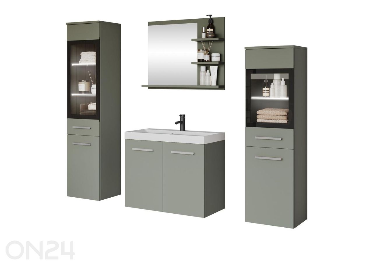 Kylpyhuoneen kokonaisuus Madrit I + LED kuvasuurennos