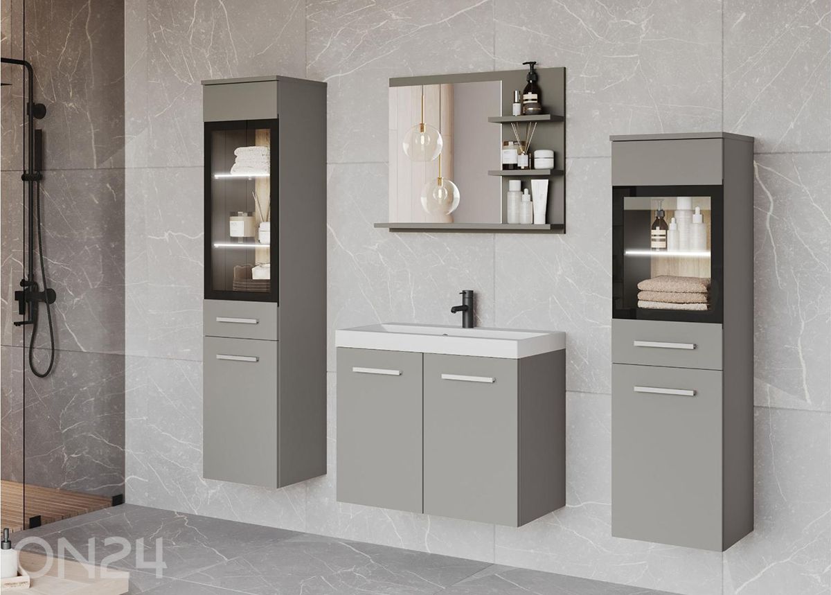 Kylpyhuoneen kokonaisuus Madrit I + LED kuvasuurennos