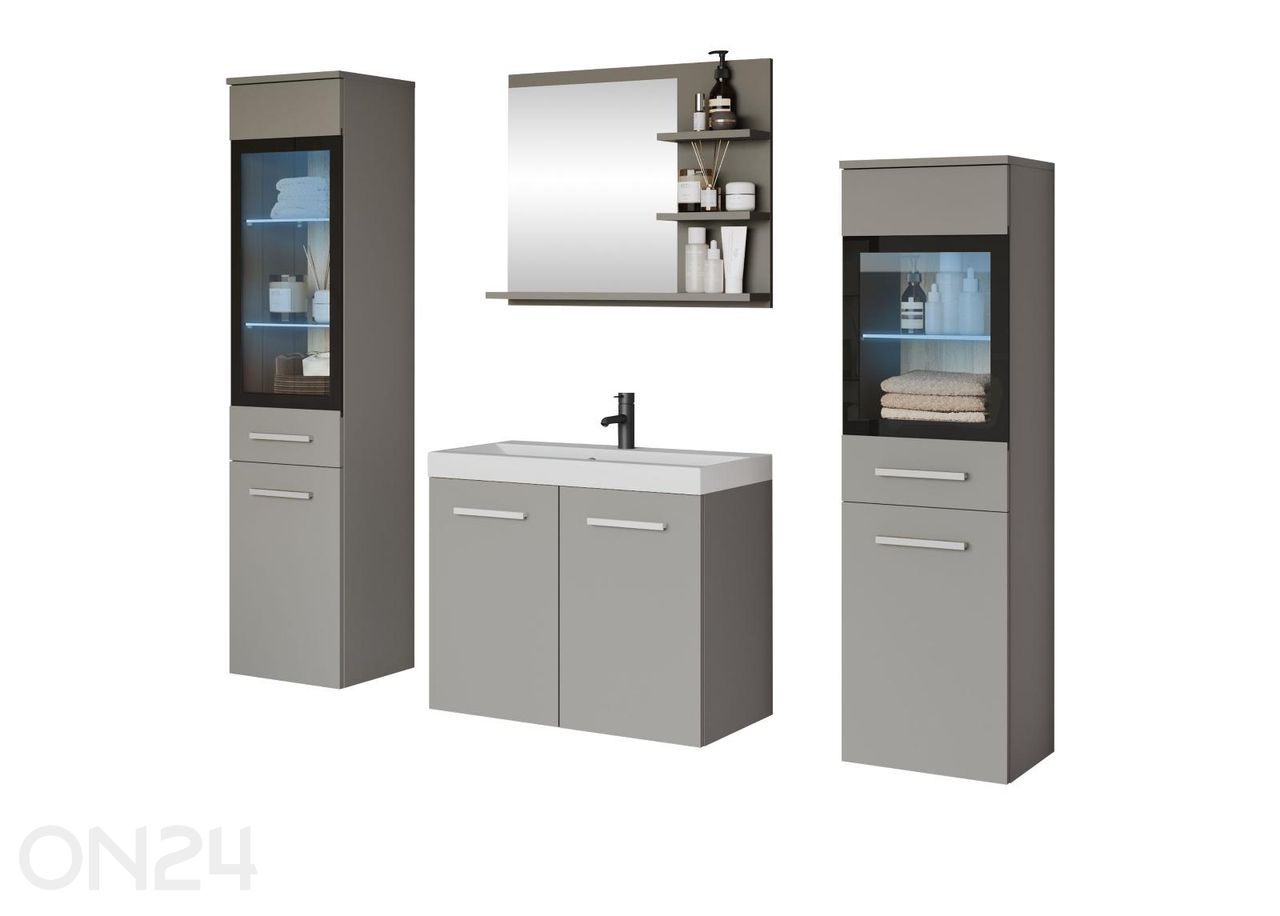 Kylpyhuoneen kokonaisuus Madrit I + LED kuvasuurennos