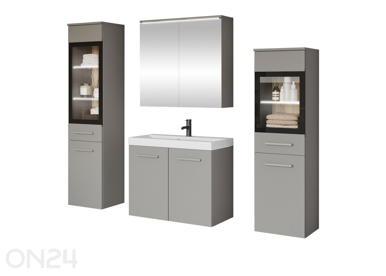 Kylpyhuoneen kokonaisuus Madrit II + LED kuvasuurennos