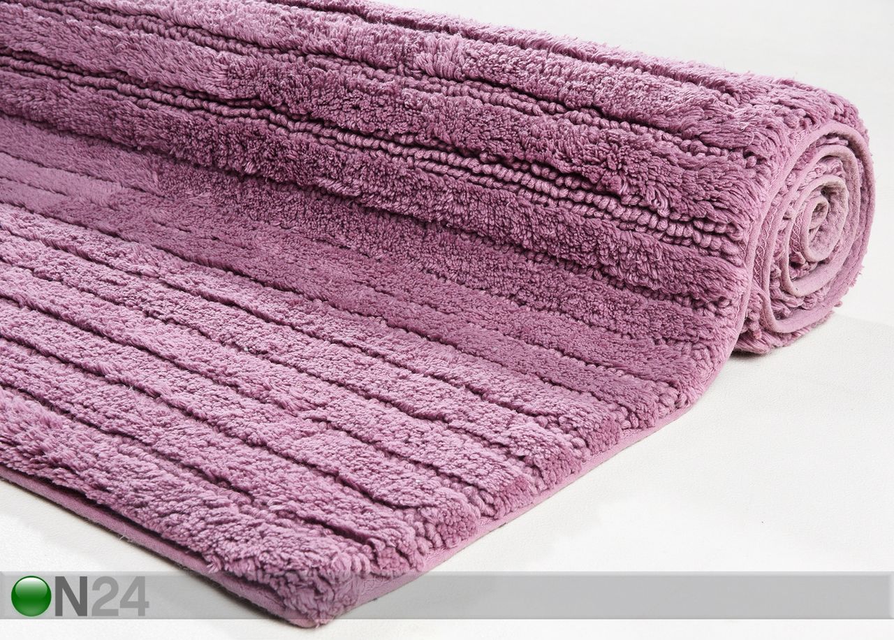 Kylpyhuoneen matto Cotton Stripe 70x120 cm kuvasuurennos