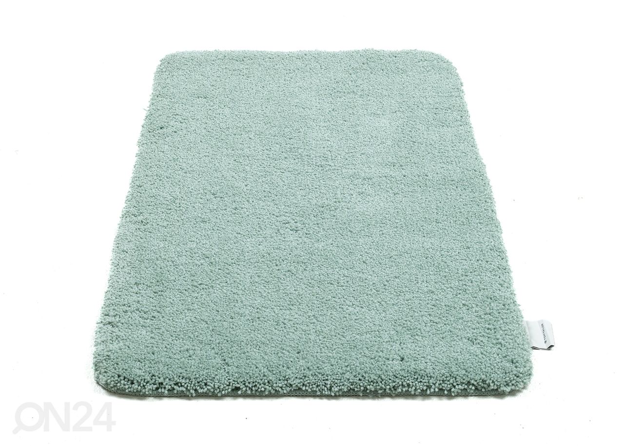 Kylpyhuoneen matto Tom Tailor Cozy Bath Uni 50x60 cm, mintunvihreä kuvasuurennos