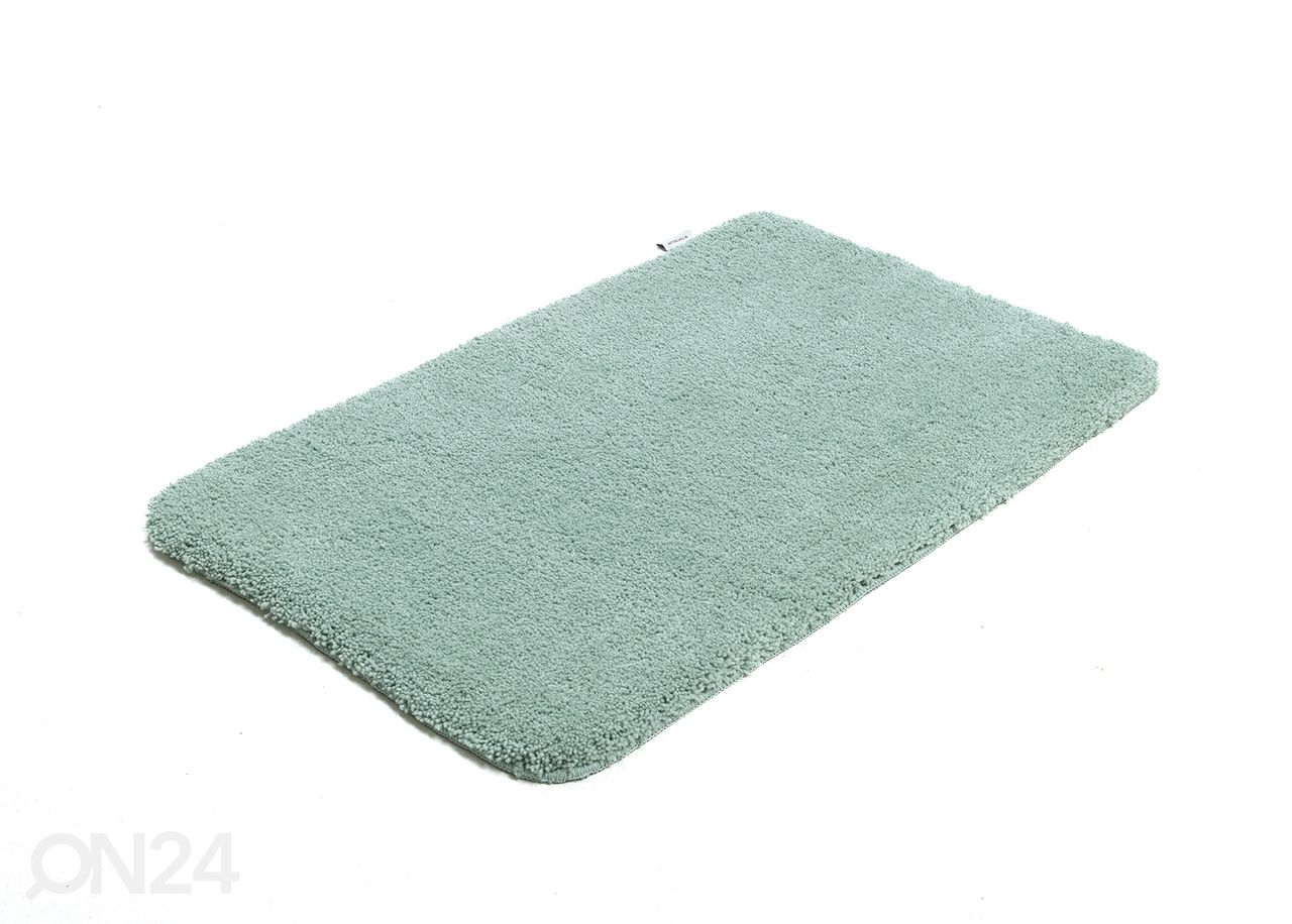 Kylpyhuoneen matto Tom Tailor Cozy Bath Uni 60x100 cm, mintunvihreä kuvasuurennos