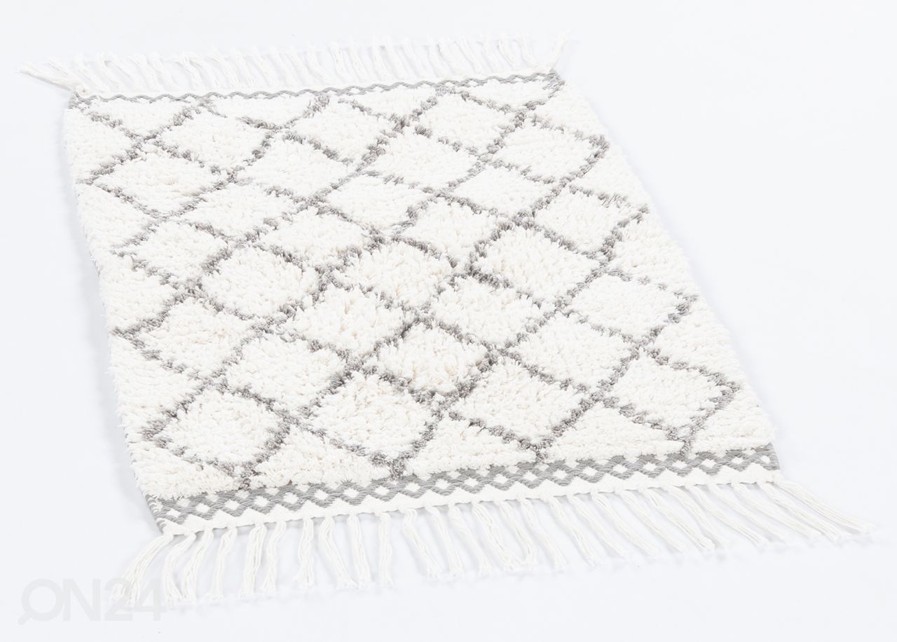 Kylpyhuoneen matto Tom Tailor Ethno Bath Ben 60x100 cm, valkoinen/kirjava kuvasuurennos
