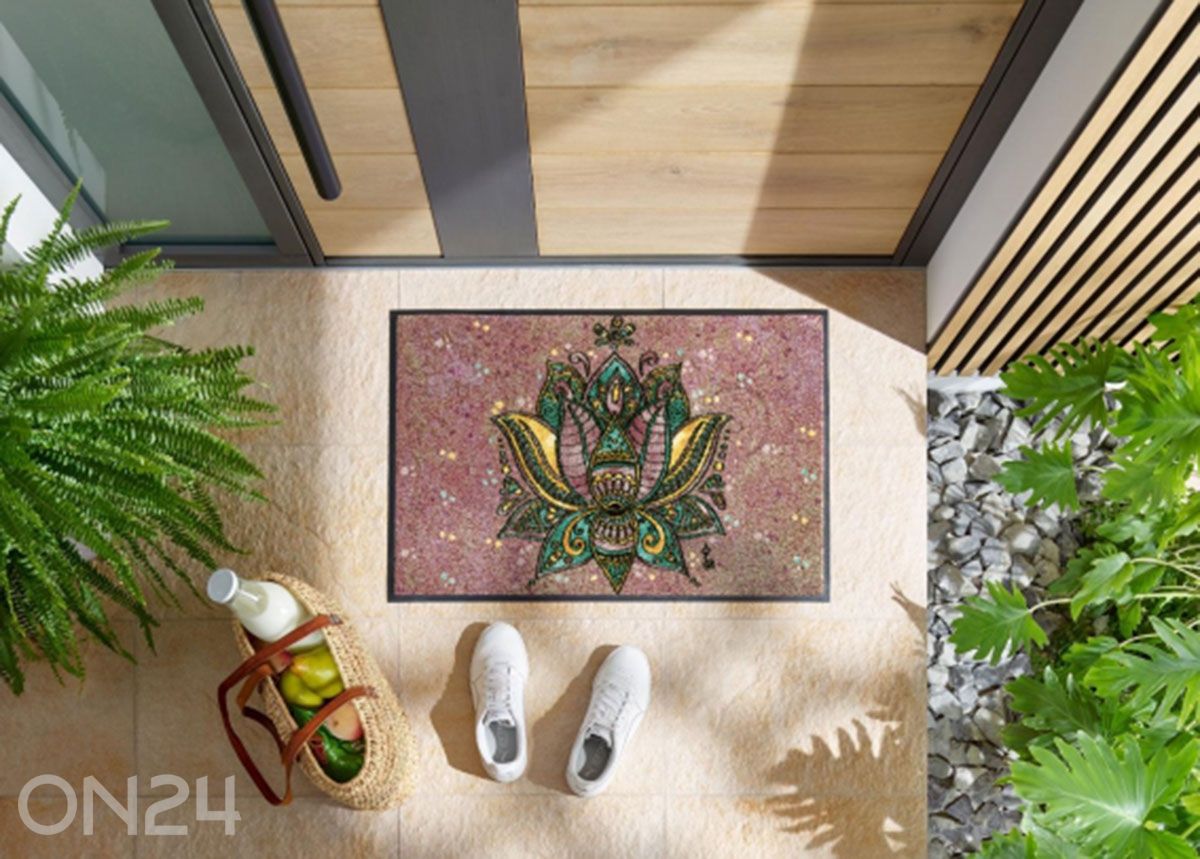 Kynnysmatto Lotus Blossom, 50x75 cm kuvasuurennos