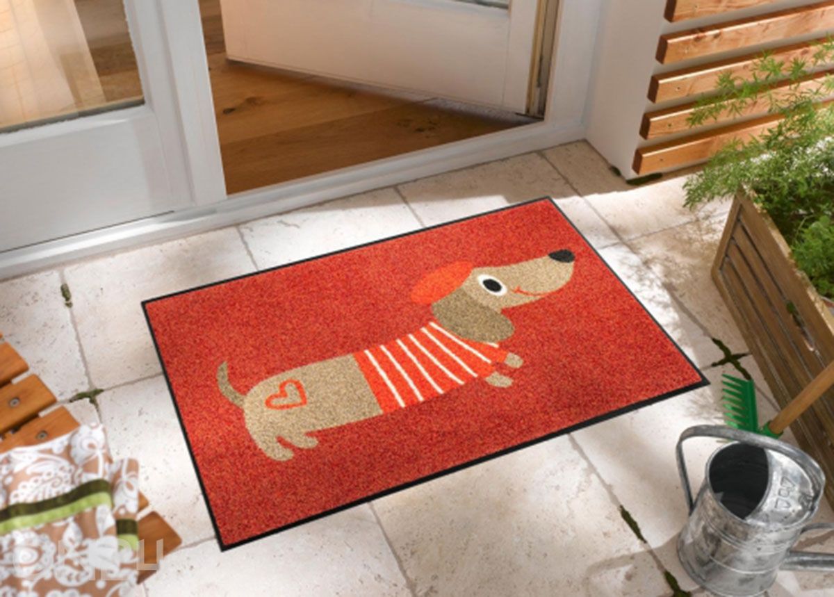 Kynnysmatto Monsieur Chien, 50x75 cm kuvasuurennos