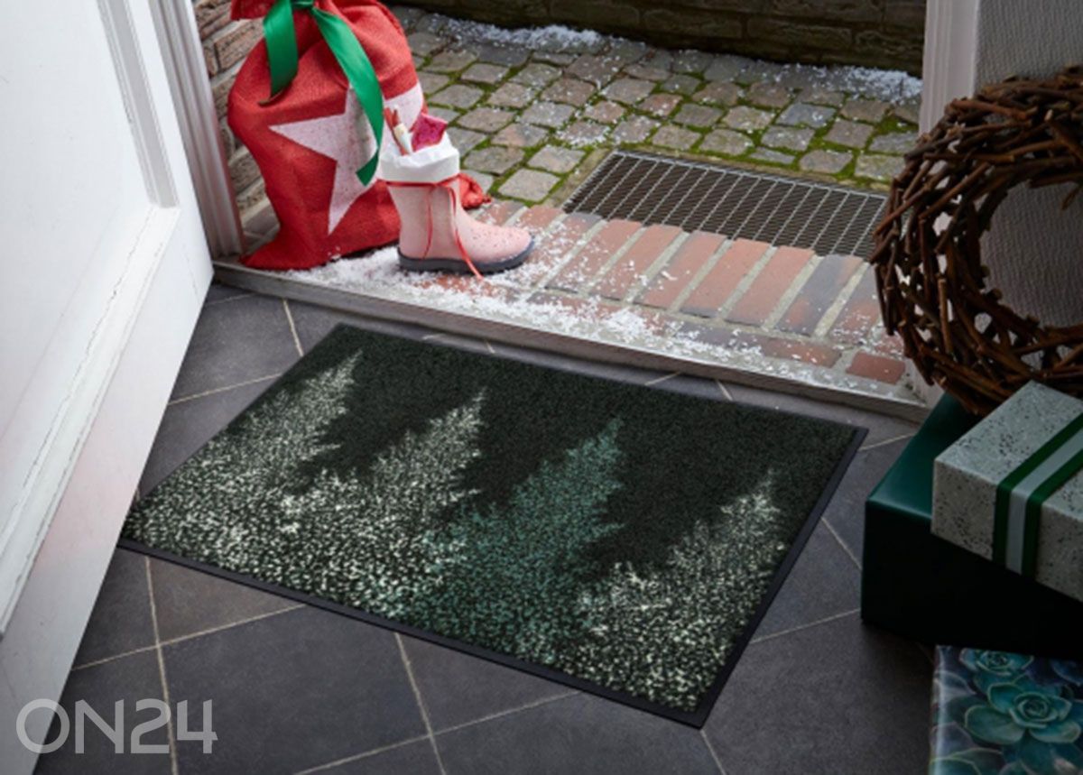 Kynnysmatto Pine Forest 50x75 cm kuvasuurennos