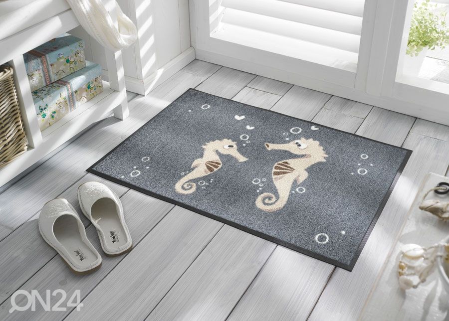 Kynnysmatto Seepferdchen Dodo & Ida 50x75 cm kuvasuurennos