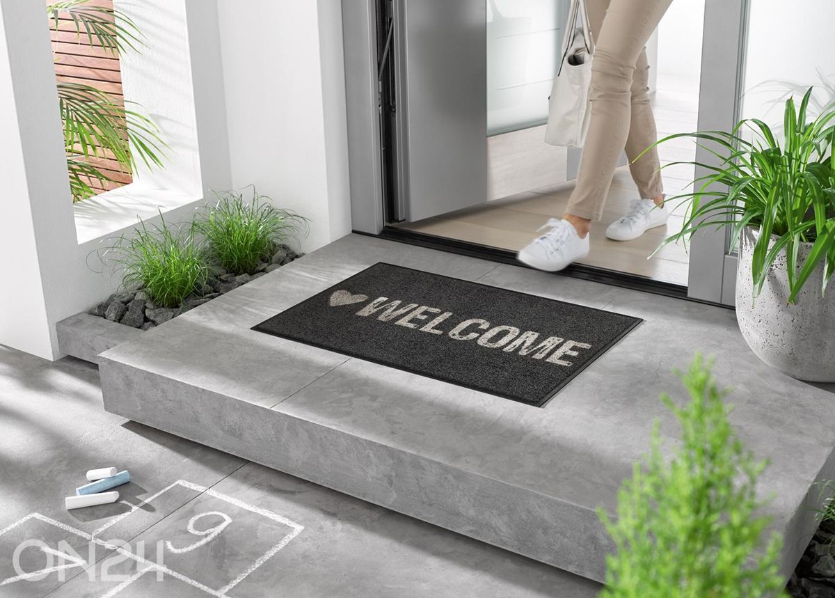 Kynnysmatto Warmly Welcome 50x75 cm kuvasuurennos