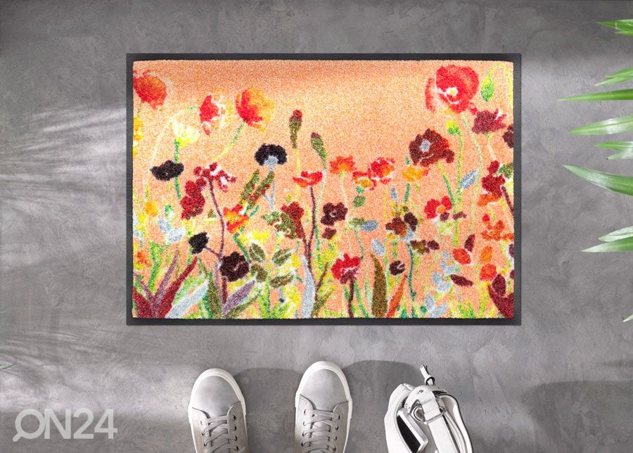 Kynnysmatto Wildflowers 50x75 cm kuvasuurennos