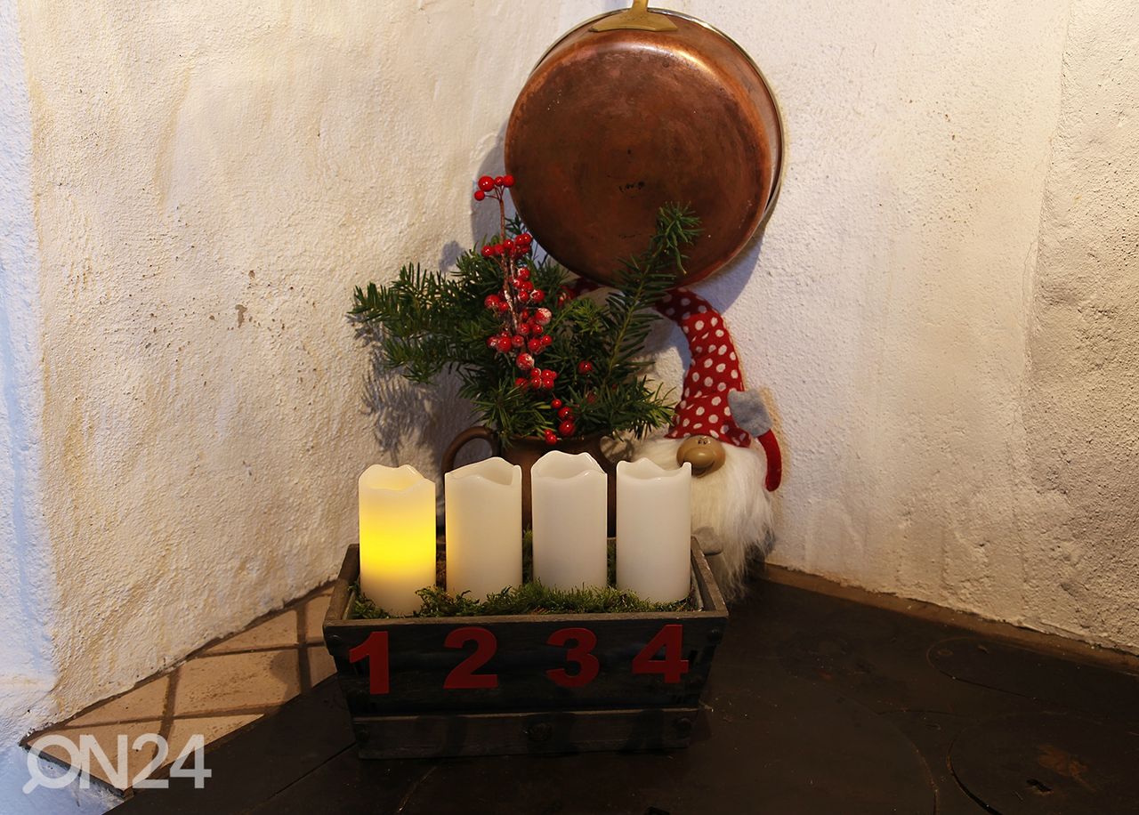 Kynttilät Adventti kuvasuurennos