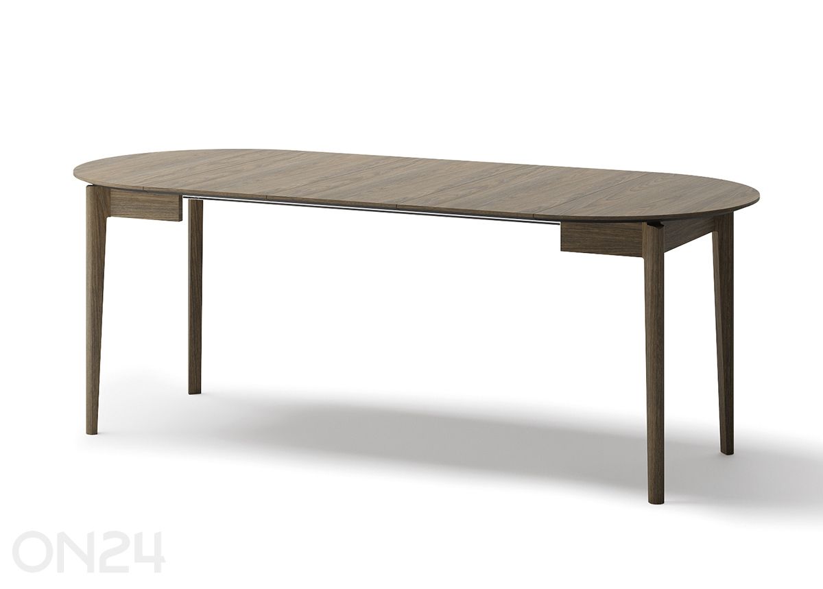 Laajennettava ruokapöytä Plot Ø 90x90/210 cm kuvasuurennos