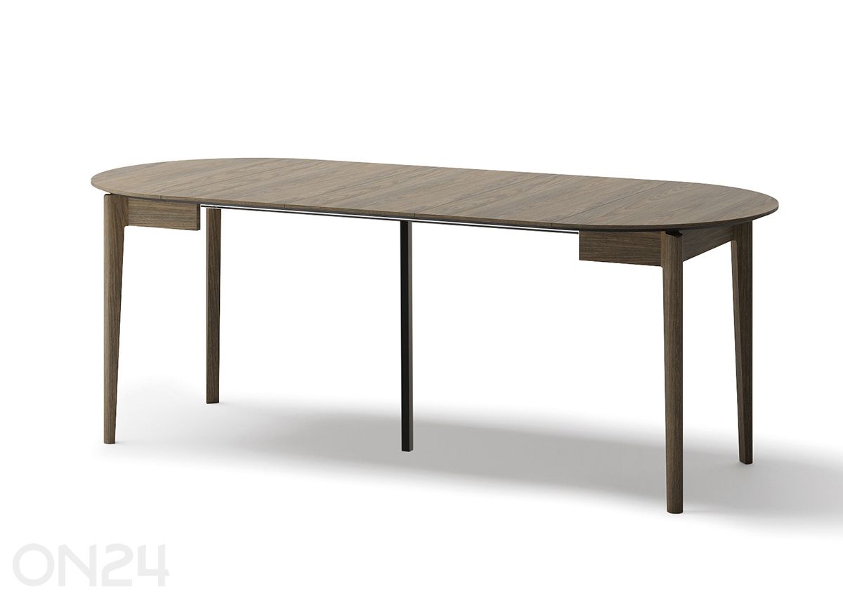 Laajennettava ruokapöytä Plot Ø 90x90/210 cm kuvasuurennos