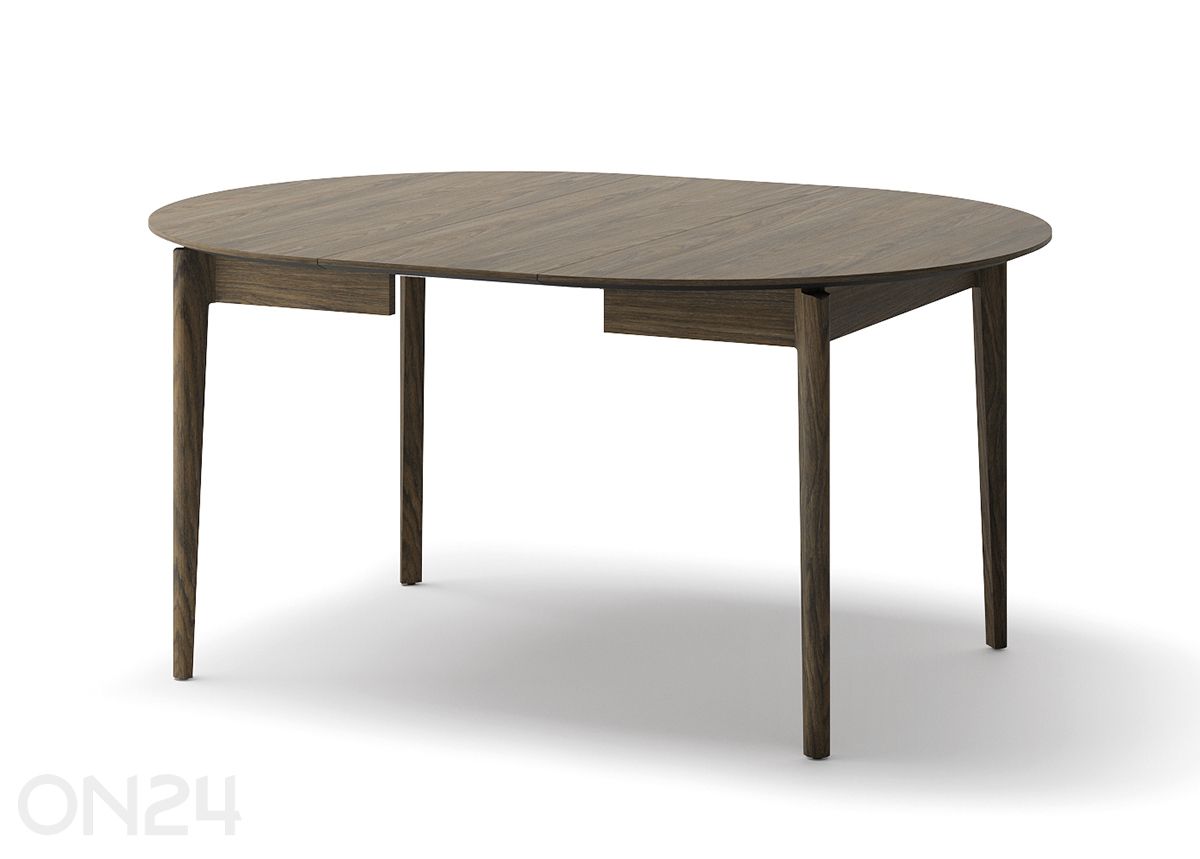 Laajennettava ruokapöytä Plot Ø120x120/240 cm kuvasuurennos