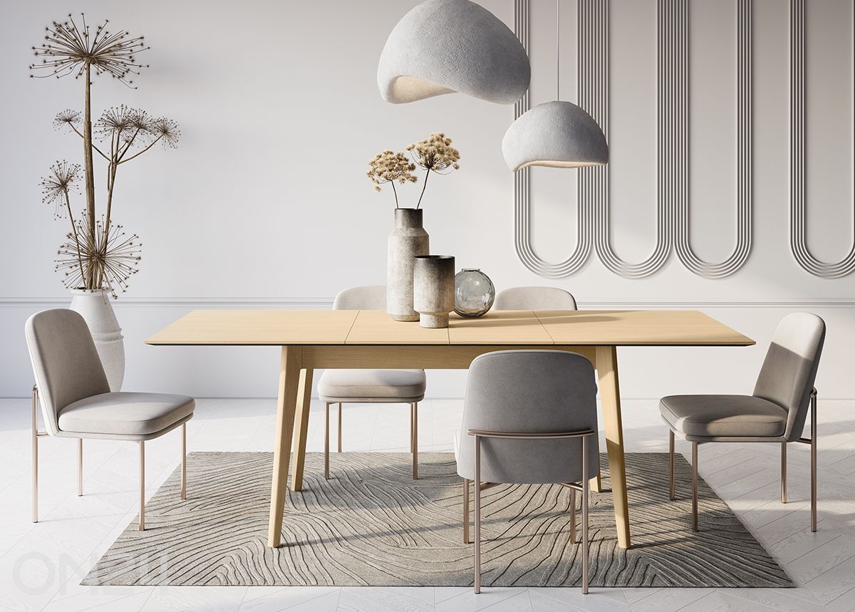 Laajennettava ruokapöytä Plot 85x145/220 cm kuvasuurennos