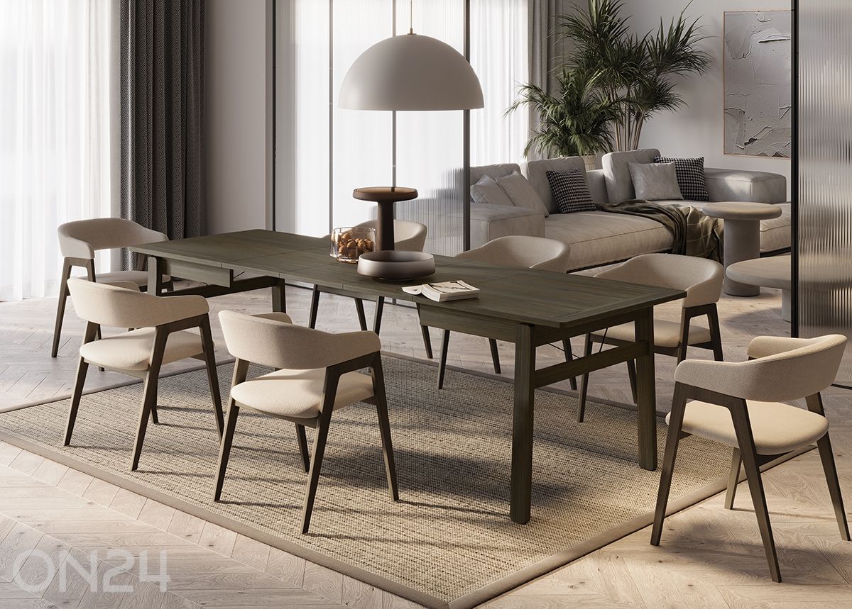 Laajennettava ruokapöytä Plot 85x149/269 cm kuvasuurennos