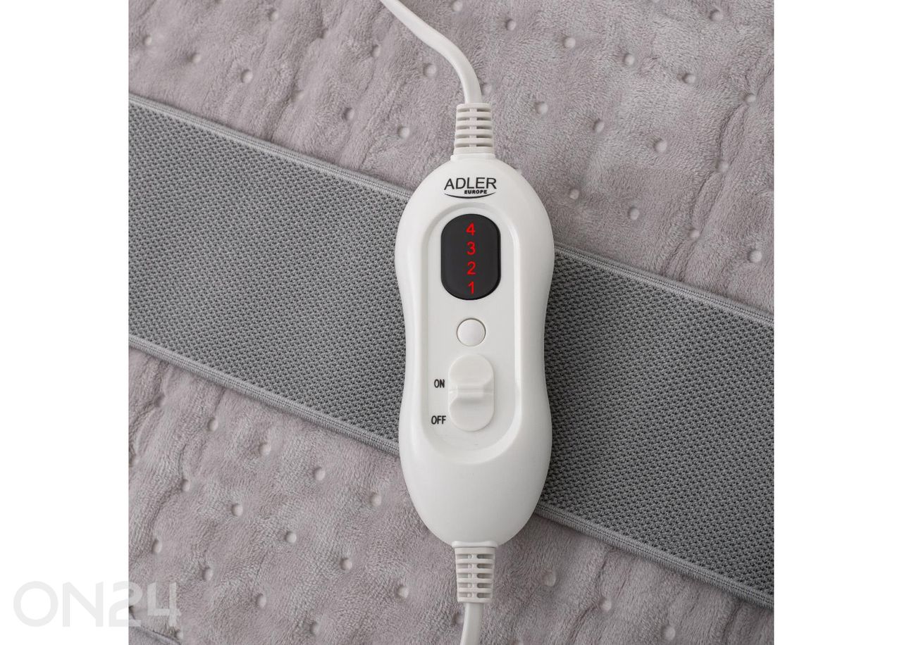 Lämmitinvyö Adler AD 7437, vaaleanharmaa kuvasuurennos