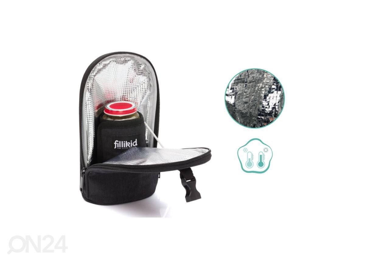 Lämpölaukku/ lämmitin Fillikid USB musta kuvasuurennos