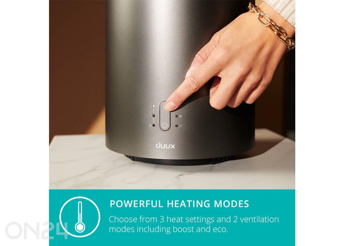 Lämpöpuhallin Duux Threesixty 2 Smart Wi-Fi, harmaa kuvasuurennos