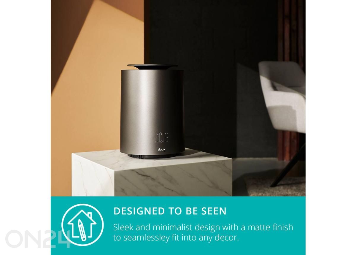 Lämpöpuhallin Duux Threesixty 2 Smart Wi-Fi, harmaa kuvasuurennos