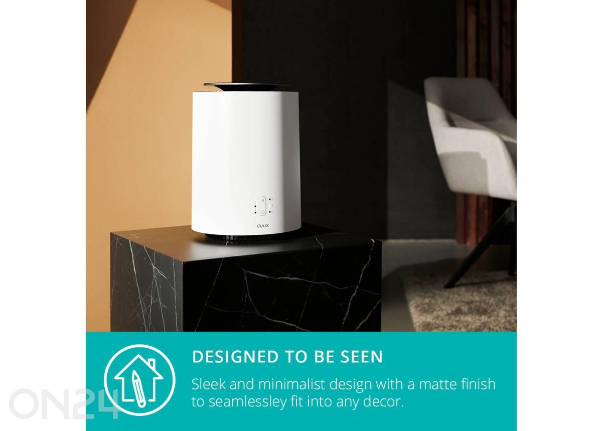 Lämpöpuhallin Duux Threesixty 2 Smart Wi-Fi, valkoinen kuvasuurennos