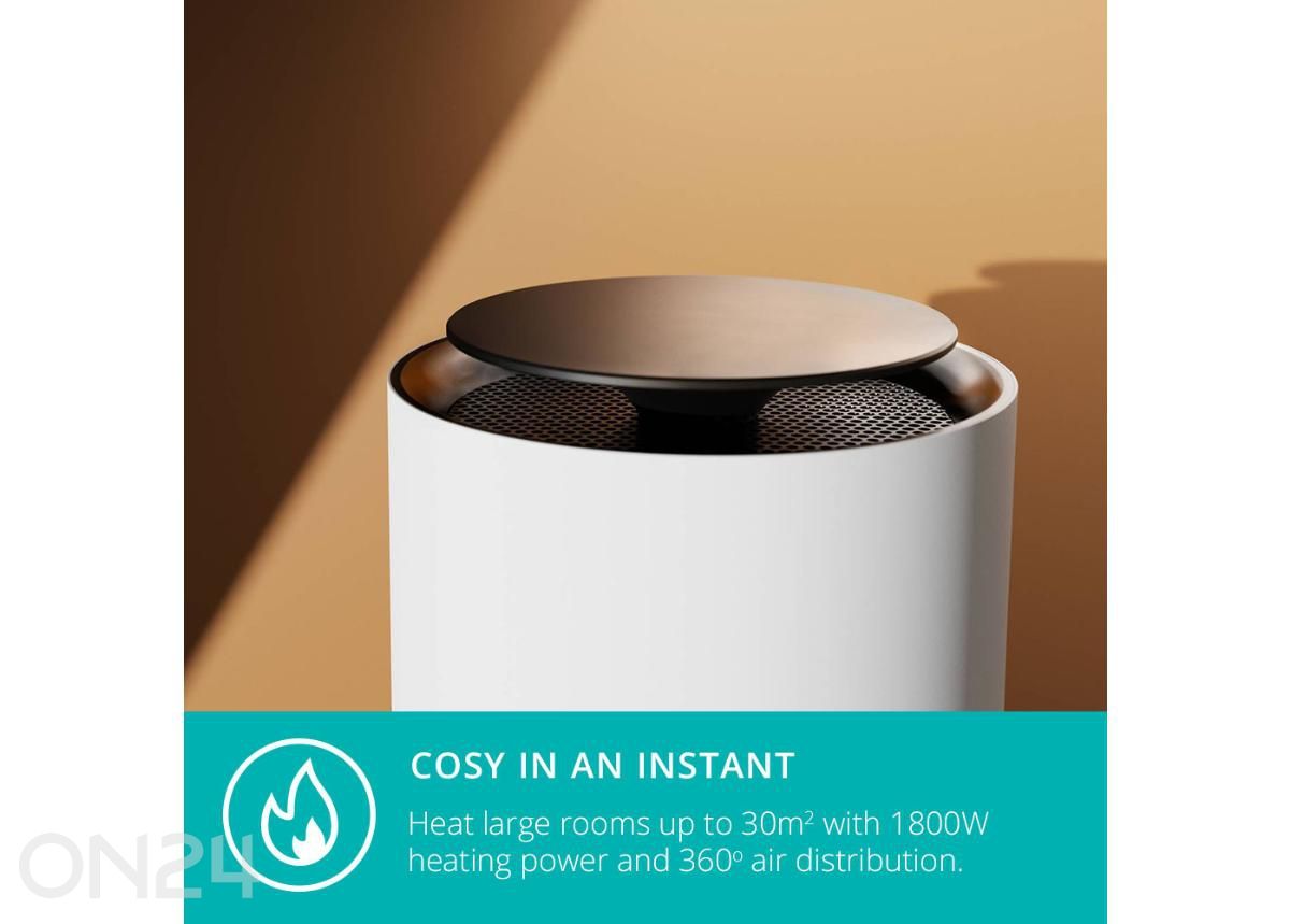 Lämpöpuhallin Duux Threesixty 2 Smart Wi-Fi, valkoinen kuvasuurennos