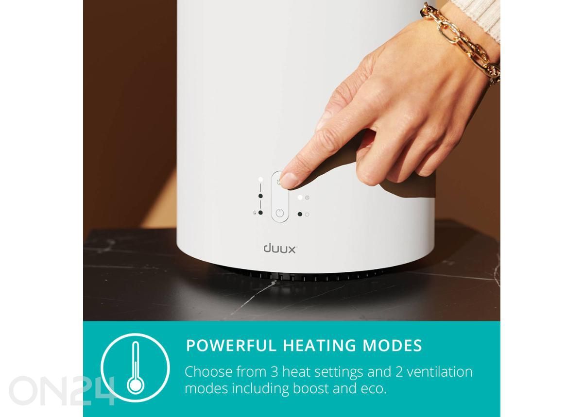 Lämpöpuhallin Duux Threesixty 2 Smart Wi-Fi, valkoinen kuvasuurennos