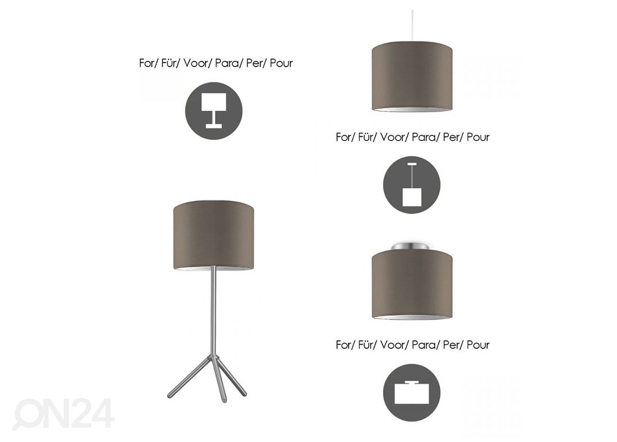 Lampunvarjostin Bling ⌀25xh19 cm kuvasuurennos