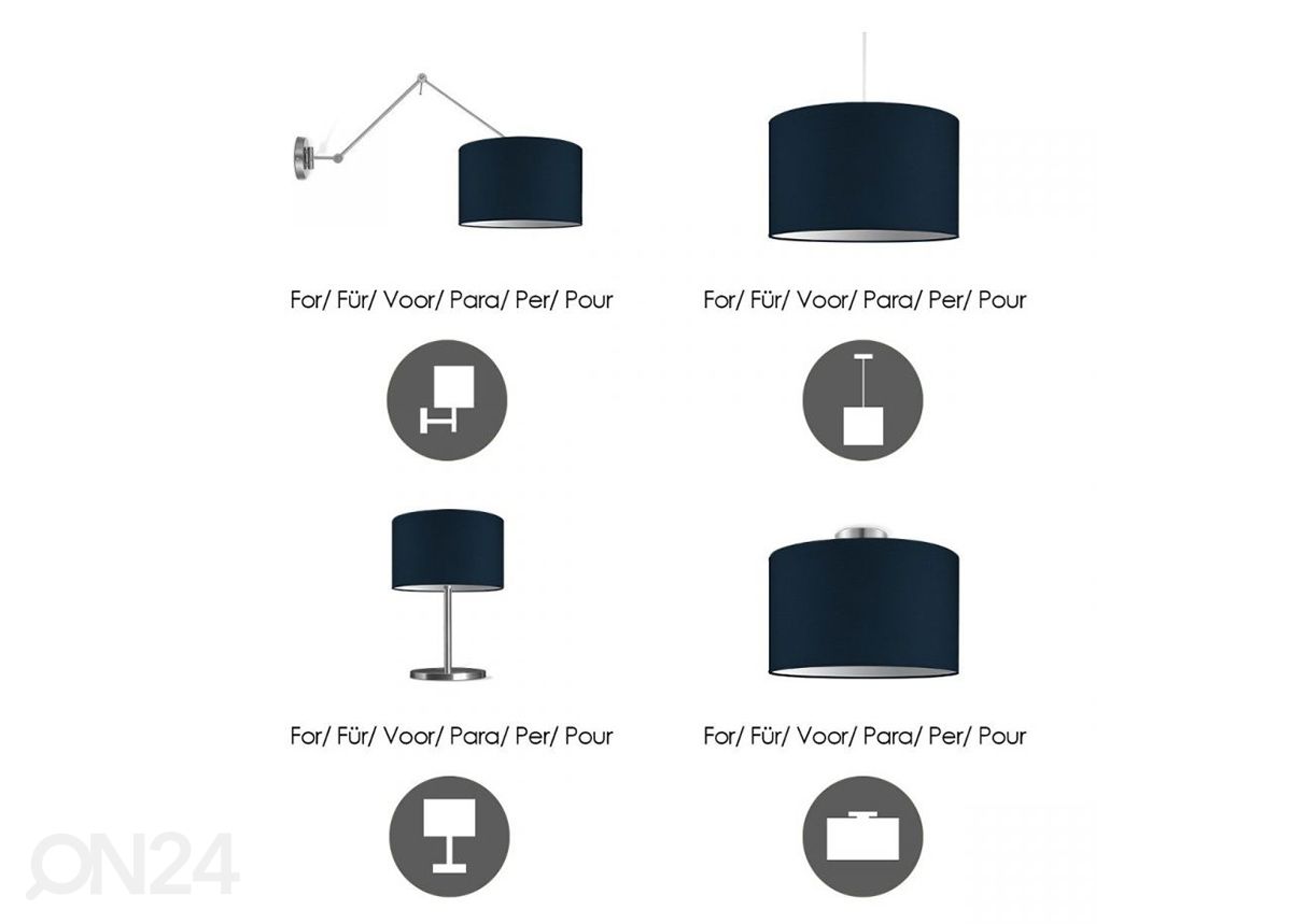 Lampunvarjostin Bling ⌀30xh20 cm kuvasuurennos