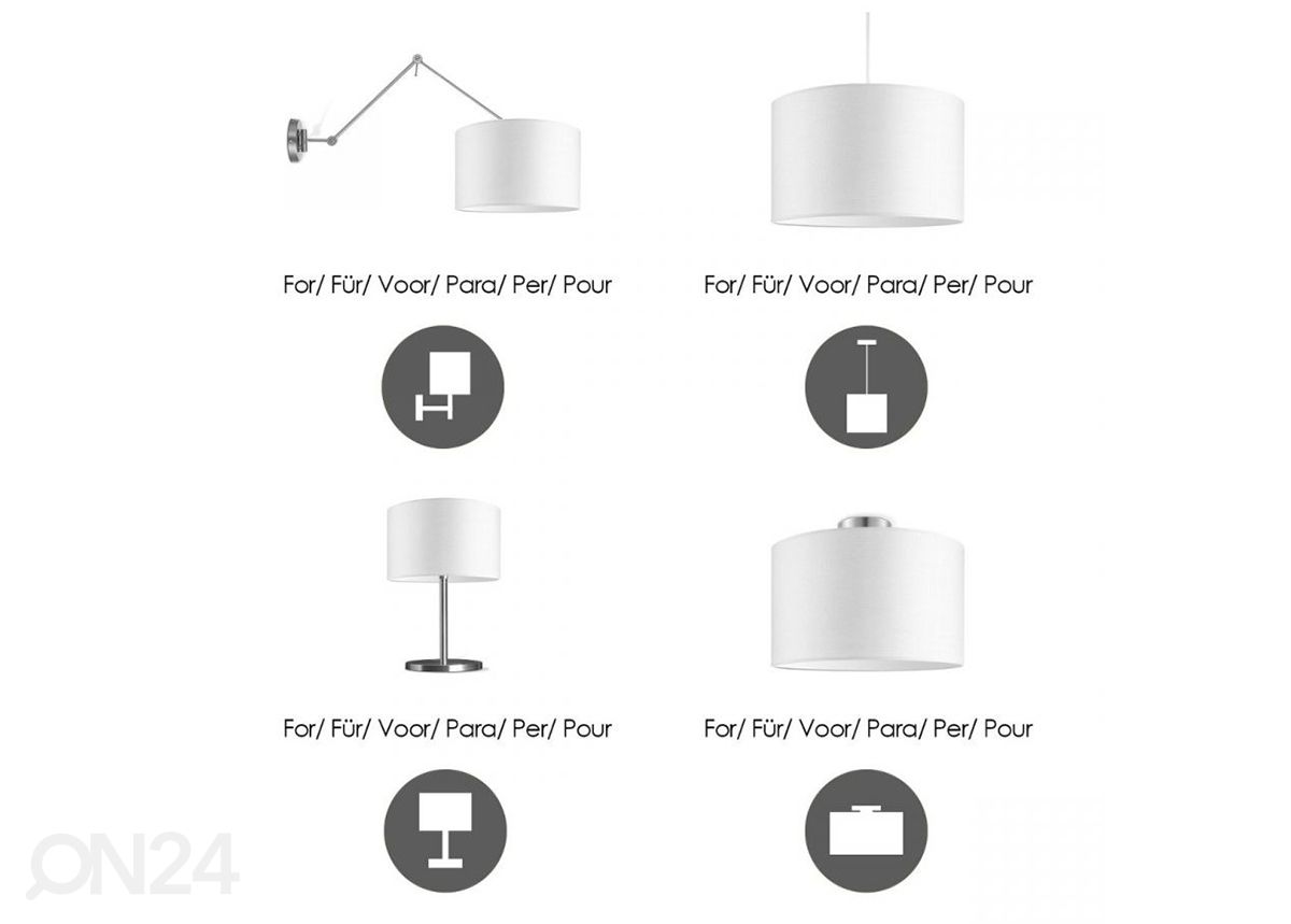 Lampunvarjostin Bling ⌀30xh20 cm kuvasuurennos