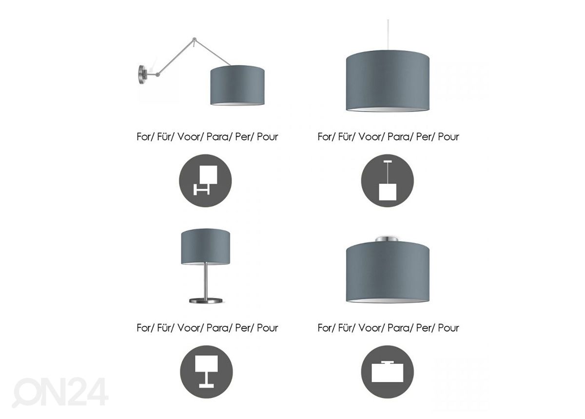 Lampunvarjostin Bling ⌀35xh21 cm kuvasuurennos