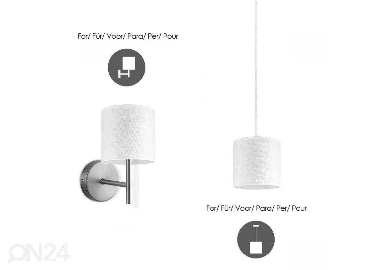 Lampunvarjostin Canvas ⌀20xh17 cm kuvasuurennos