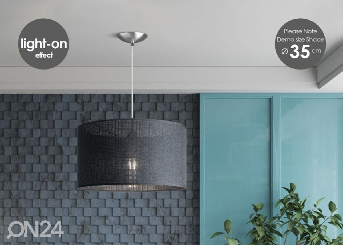 Lampunvarjostin Canvas ⌀35xh21 cm kuvasuurennos