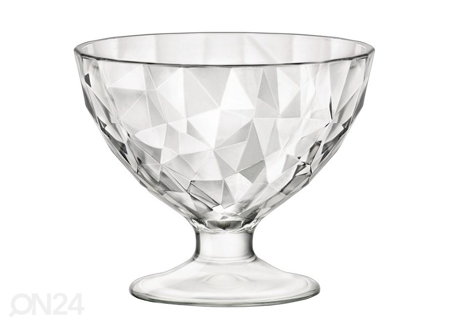 Lasikulho Diamond 360 ml Ø13cm, 3 kpl kuvasuurennos