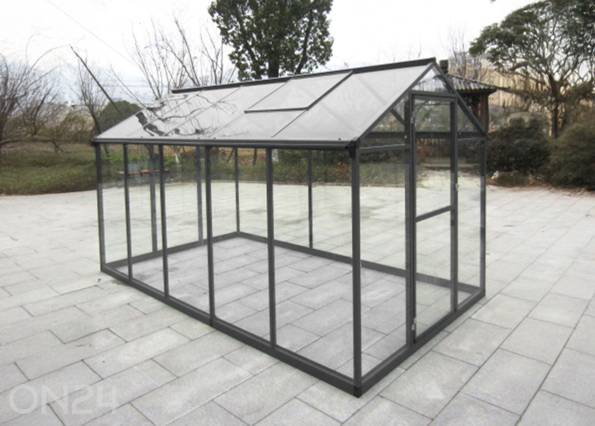 Lasinen kasvihuone 4,3 m² kuvasuurennos