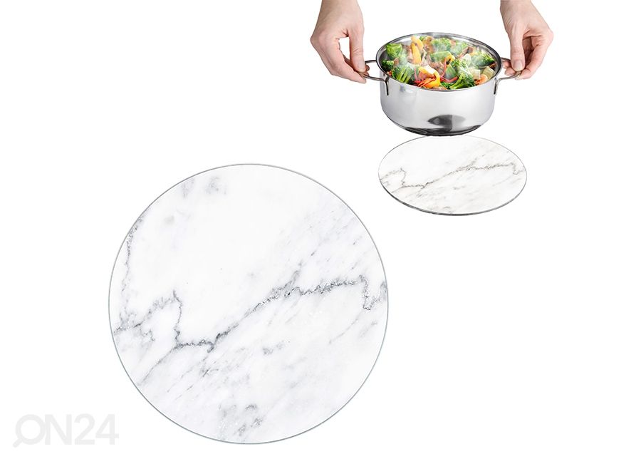 Lasinen lämpöalusta Kivi Ø 20 cm kuvasuurennos