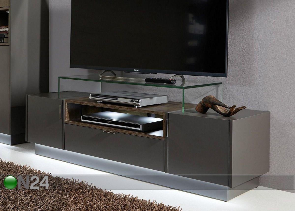 Lasinen tv-taso kuvasuurennos